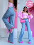 "COSTA RICA" pants HM6743-3 - LIGHT BLUE